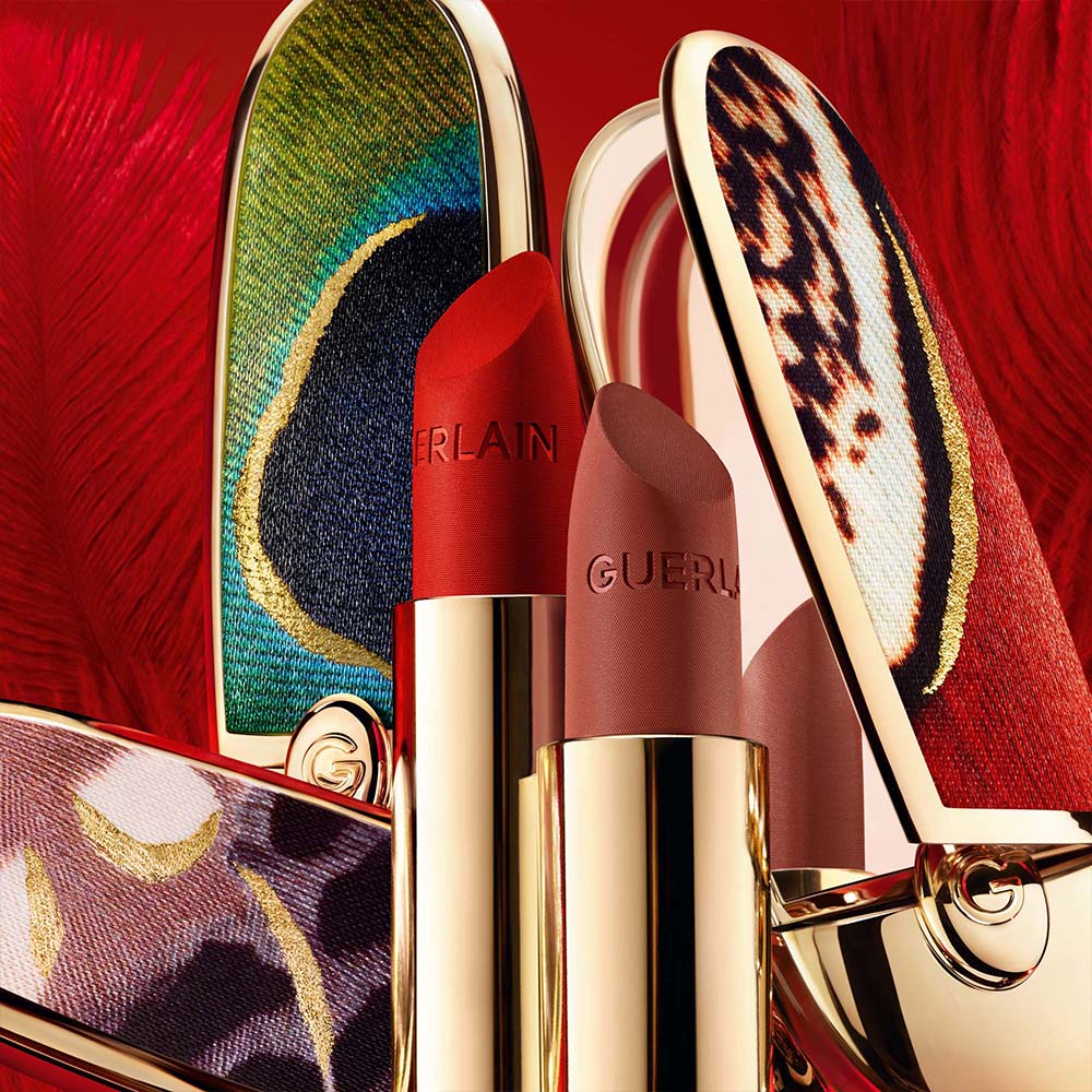 ROUGE G MAJESTIC FEATHERS ESTUCHE JOYA CON DOBLE ESPEJO EDICIÓN LIMITADA (CARCASA PARA BARRA DE LABIOS)